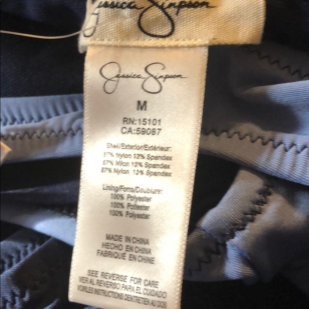 JESSICA Simpson Colorblocked Cutout One Piece - Picture 5 of 5